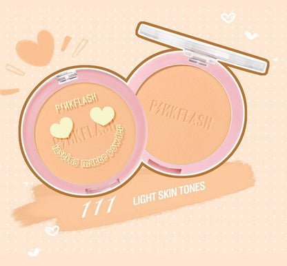 F08 - PINKFLASH Lasting Matte Pressed Powder