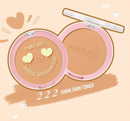 F08 - PINKFLASH Lasting Matte Pressed Powder