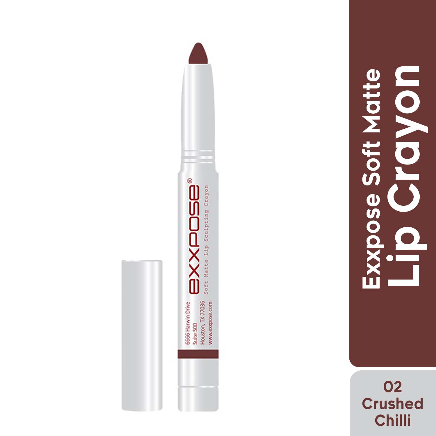 Exxpose Soft Matte Lip Sculpting Crayon (1.4gm)