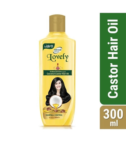 Nihar Lovely Coconut Castor Hair Oil