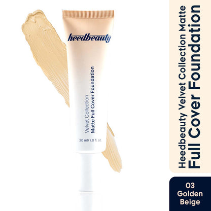 Heedbeauty Velvet Collection Matte Full Cover Foundation (30ml)