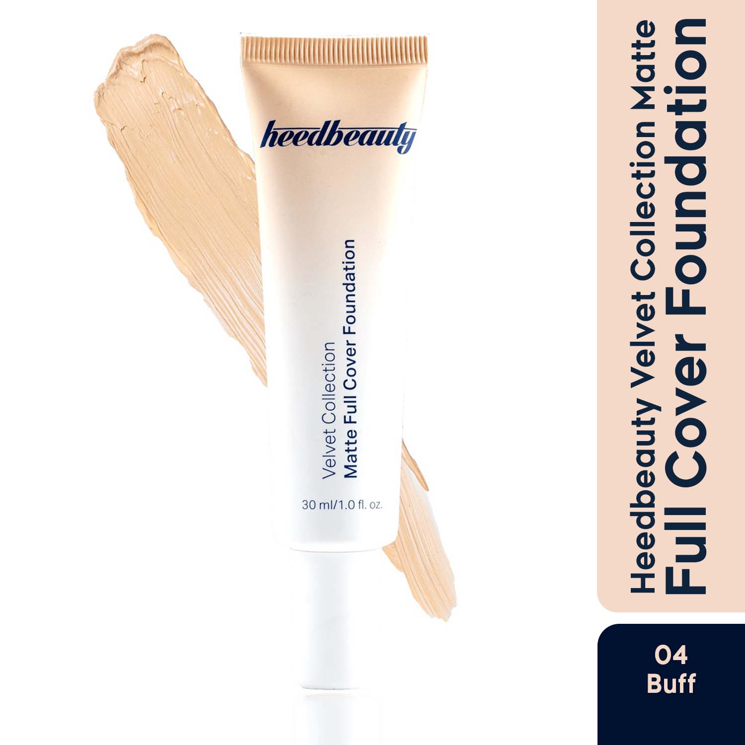 Heedbeauty Velvet Collection Matte Full Cover Foundation (30ml)