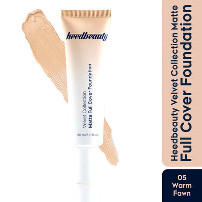 Heedbeauty Velvet Collection Matte Full Cover Foundation (30ml)