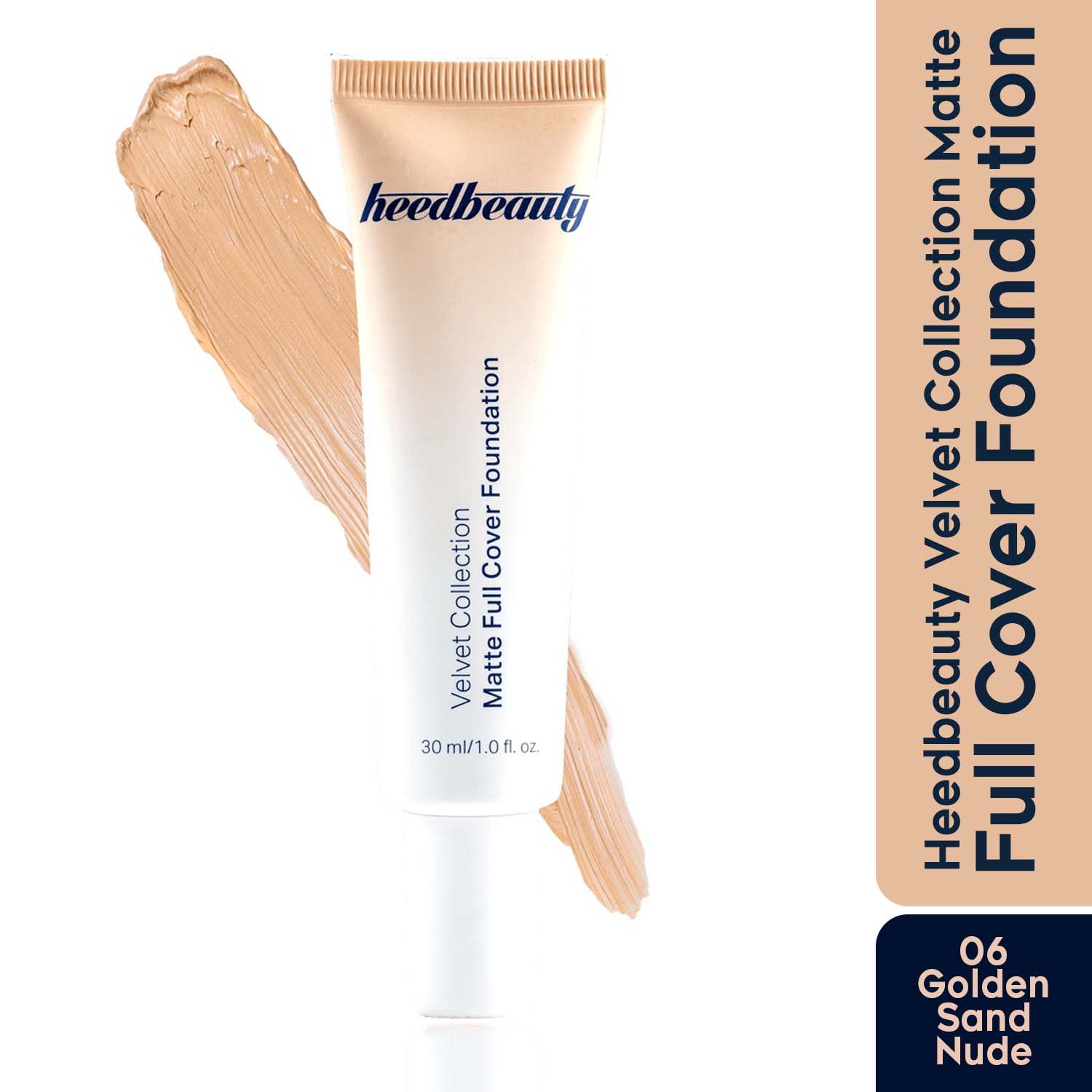 Heedbeauty Velvet Collection Matte Full Cover Foundation (30ml)