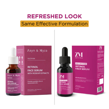 Zayn &amp; Myza Retinol Face Serum with Rosehip Extracts (30ml)