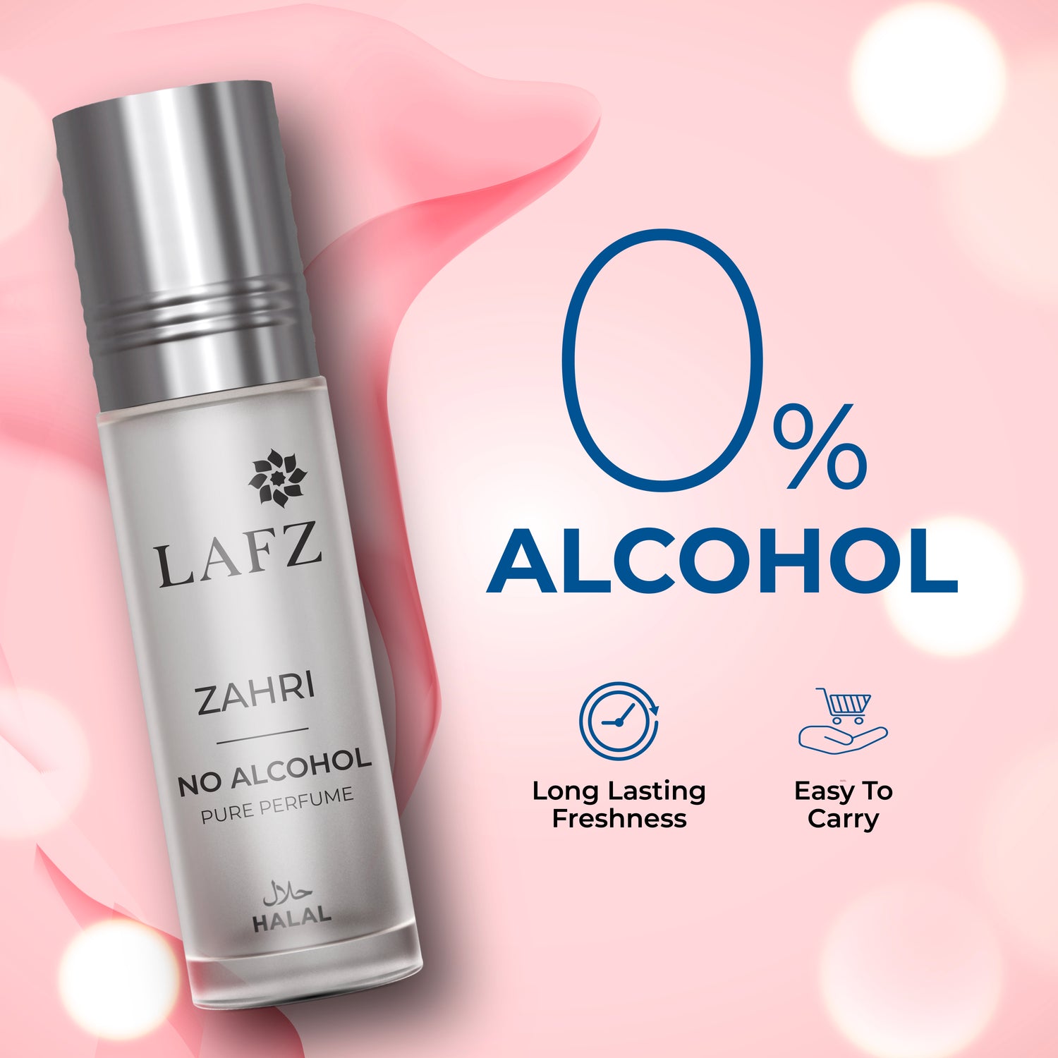 Lafz Pure Fragrance No Alcohol Perfume Roll On(8ml) - Zahri