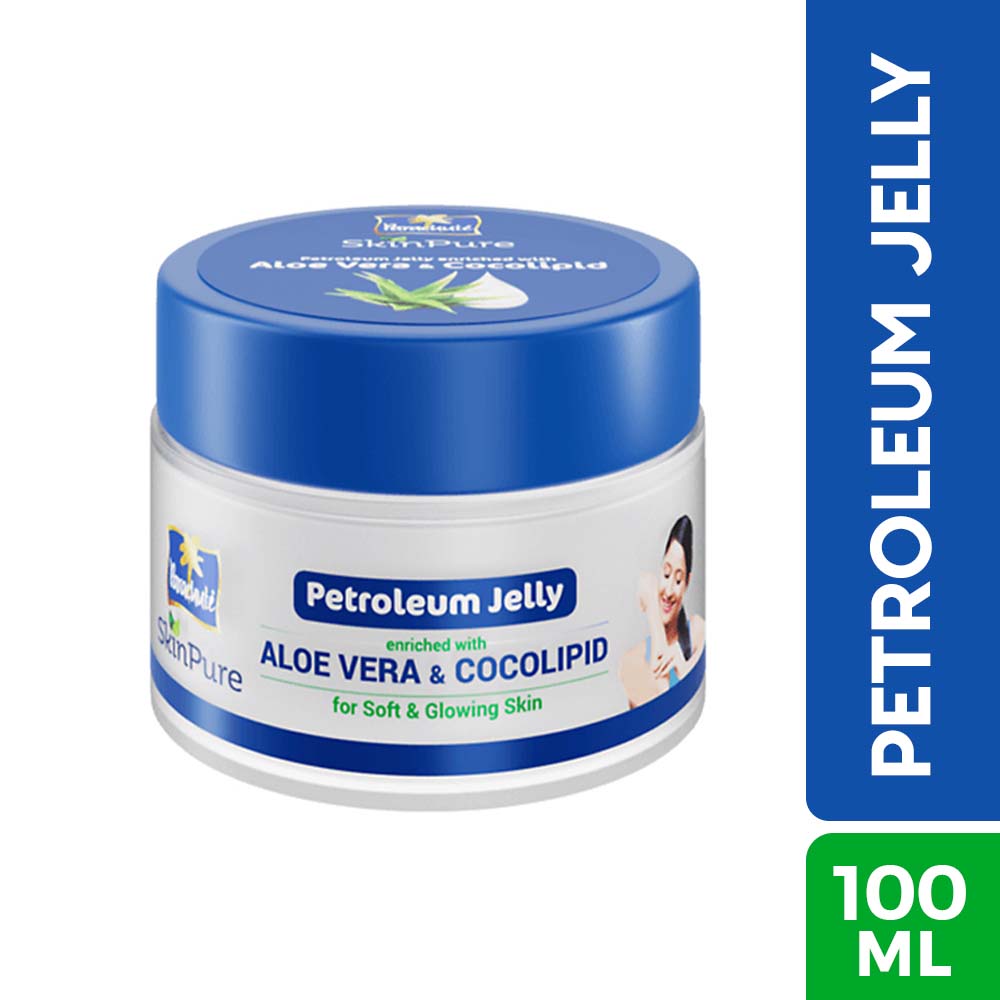 Parachute SkinPure Petroleum Jelly Enriched with Aloe Vera &amp; Cocolipid, For Soft, Glowing Skin, Dry Skin &amp; Lip Repair, Paraben, Sulphate Free