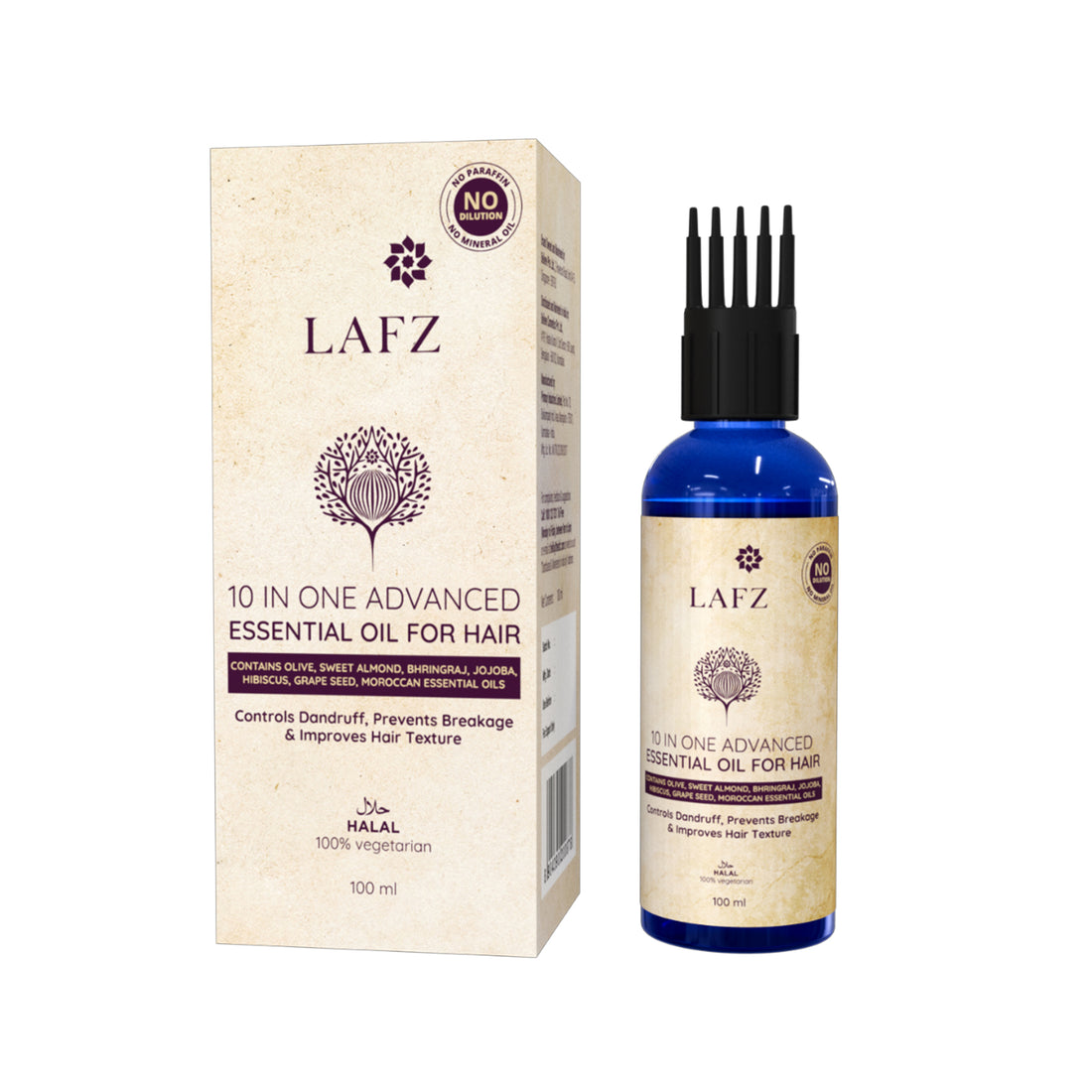 Lafz 10 in 1 Advanced Essential Oil - for Hair