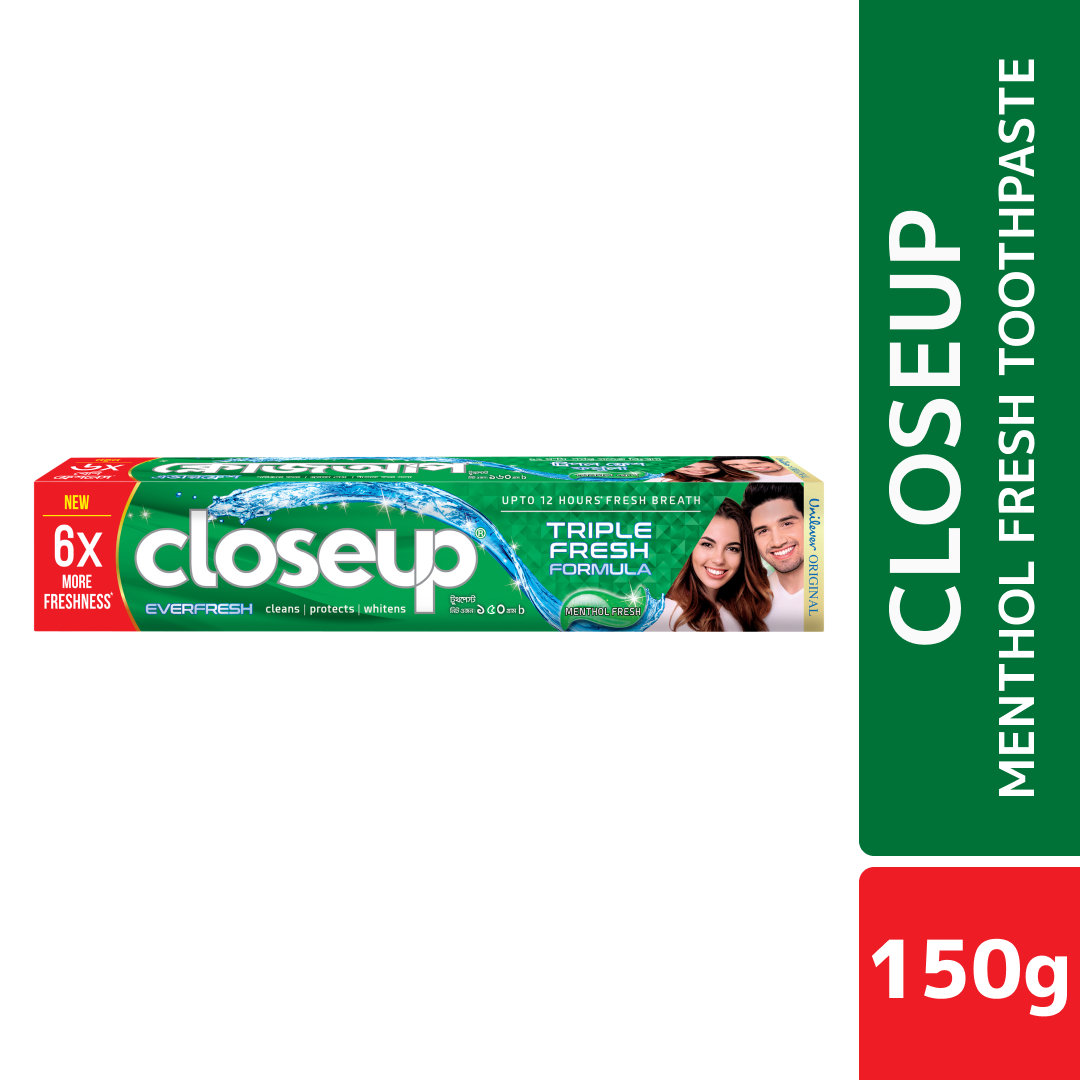 Closeup Toothpaste Menthol Fresh