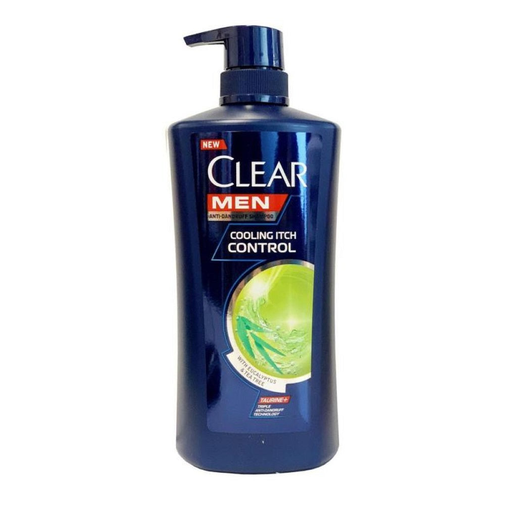 Clear Men Cooling Itch Control Anti-Dandruff Shampoo 650ml (Unilever Original)