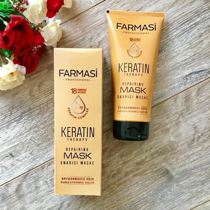 Farmasi Professional Keratin Therapy Repairing Hair Mask (200ml)