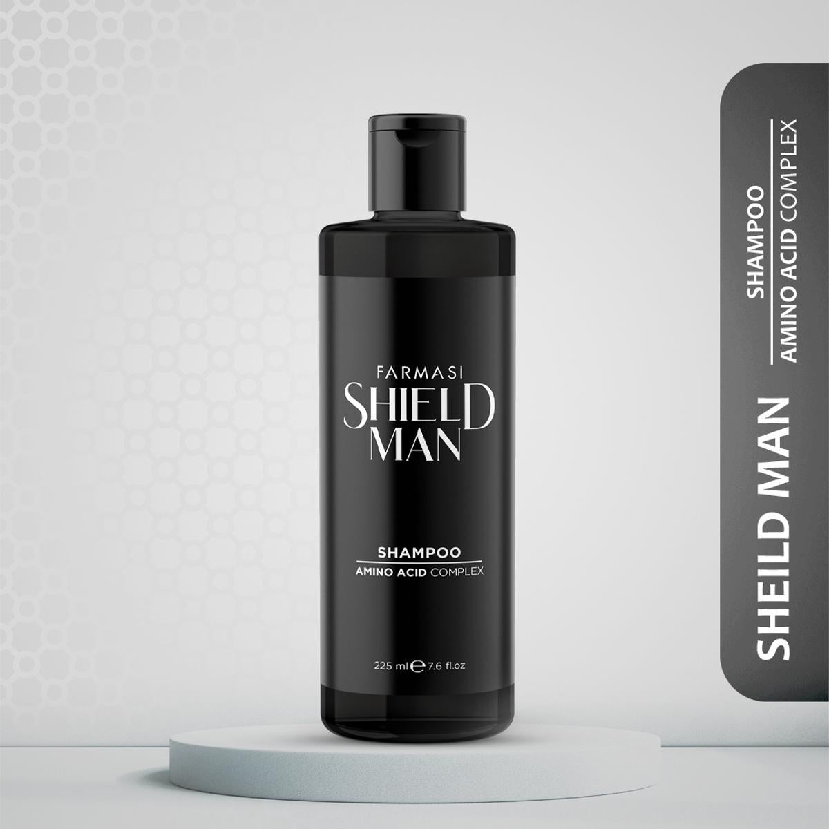 Farmasi Shield Man Shampoo Powerful and Gentle Hair Care Solution (225ml)