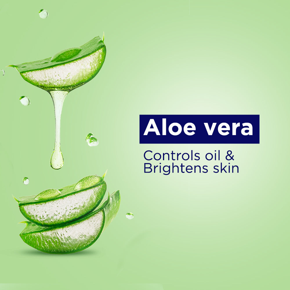 Parachute SkinPure Aloe Vera Brightening Facewash with Green Tea, Oil Control, Bright &amp; Glowing Skin, All Skin Types, No Parabens, Sulphate (100gm)