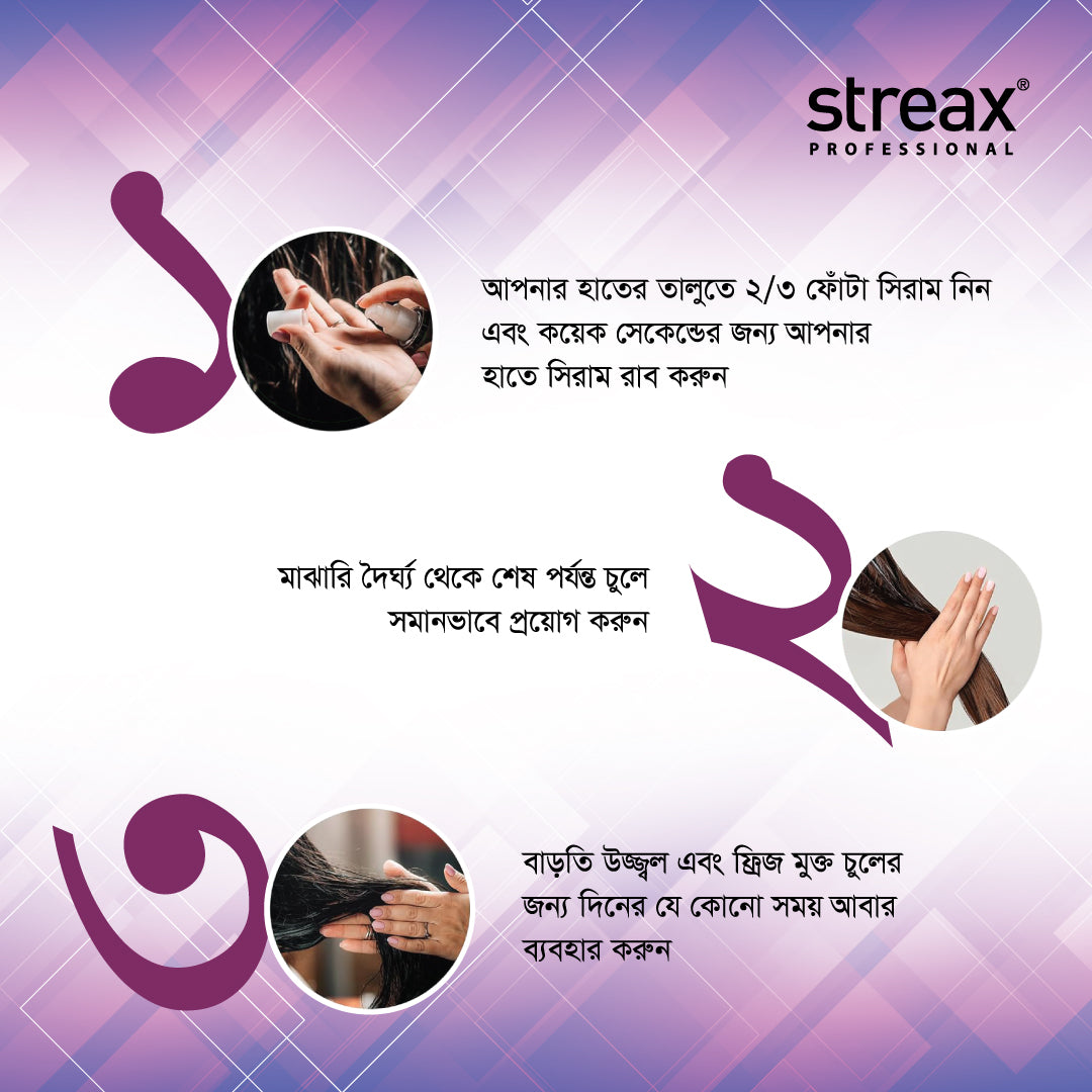 Streax Professional Canvo Line Hair Serum (100ml)