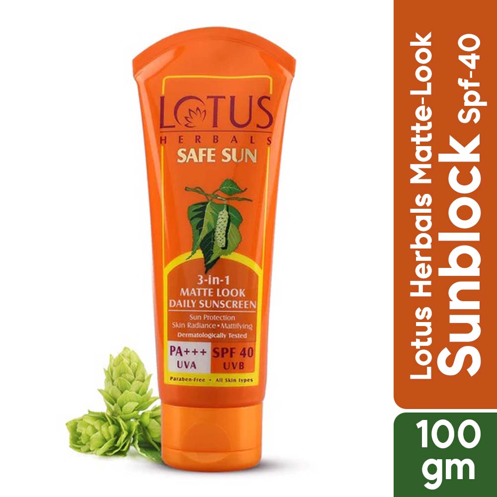 Lotus Herbals Matte-Look Sunblock Spf-40