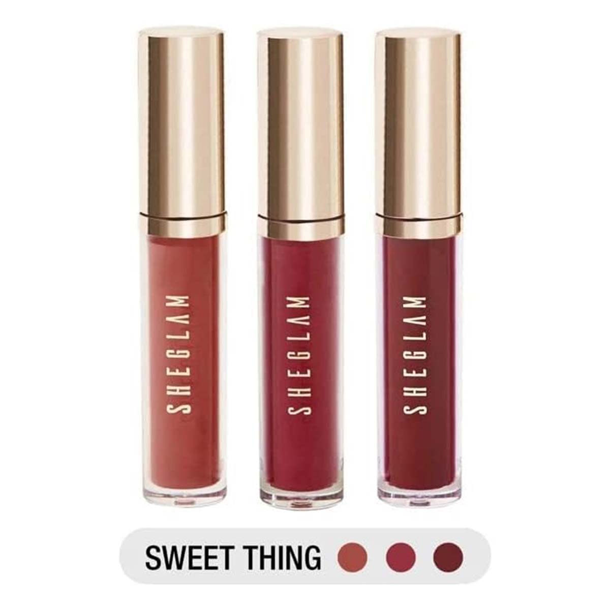 SHEGLAM Matte Allure Mini Liquid Lipstick Set (2.3ml)