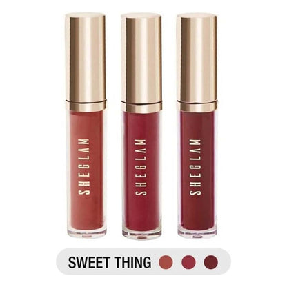 SHEGLAM Matte Allure Mini Liquid Lipstick Set (2.3ml)