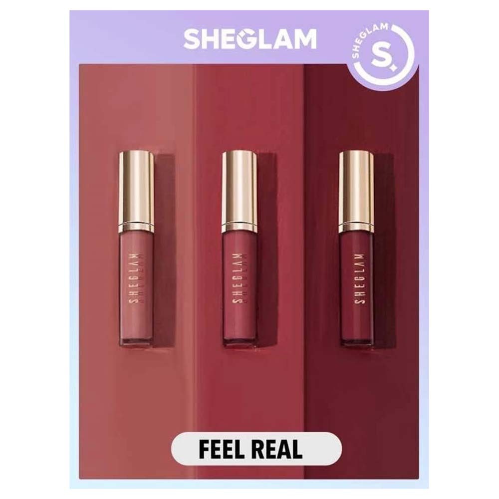 SHEGLAM Matte Allure Mini Liquid Lipstick Set (2.3ml)