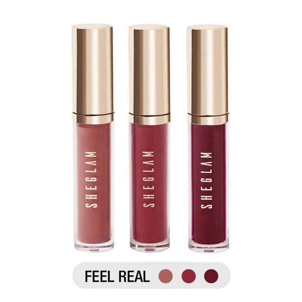 SHEGLAM Matte Allure Mini Liquid Lipstick Set (2.3ml)