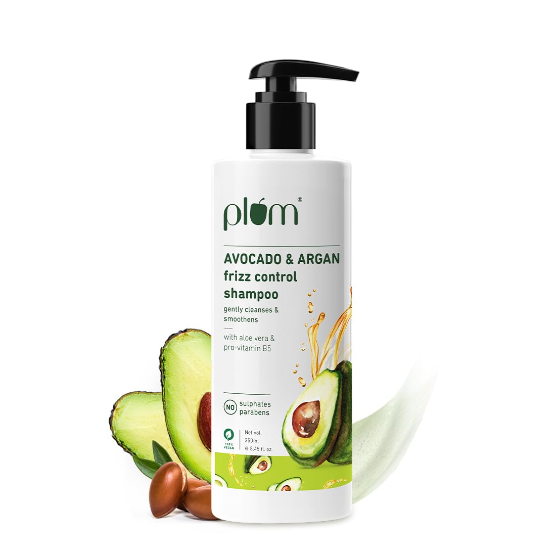 Plum Avocado &amp; Argan Frizz Control Shampoo (250ml)