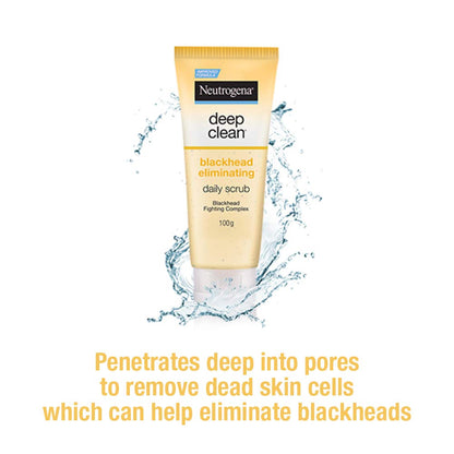 Neutrogena Deep Clean Scrub Blackhead Eliminating Daily Scrub (100gm)