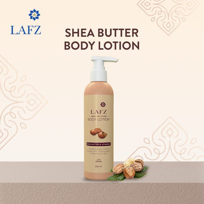 Lafz Shea Butter Body Lotion (250ml) - Pack of 02