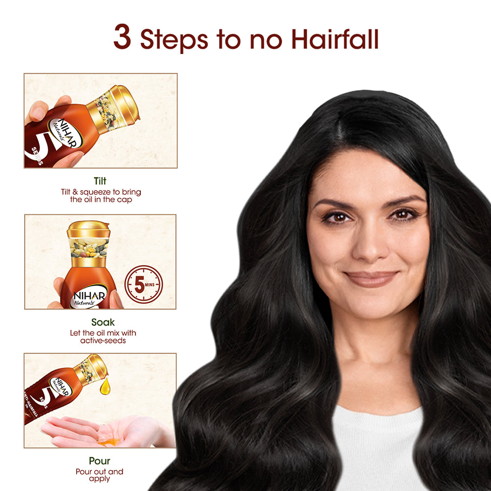 Nihar 5 Seeds Anti-Hairfall Double Strong Oil (100ml)