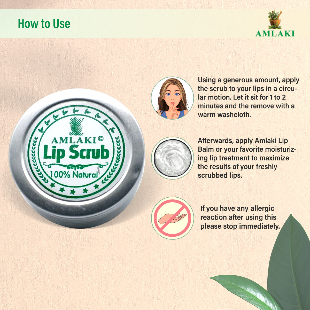 Amlaki Lip Scrub (30gm)