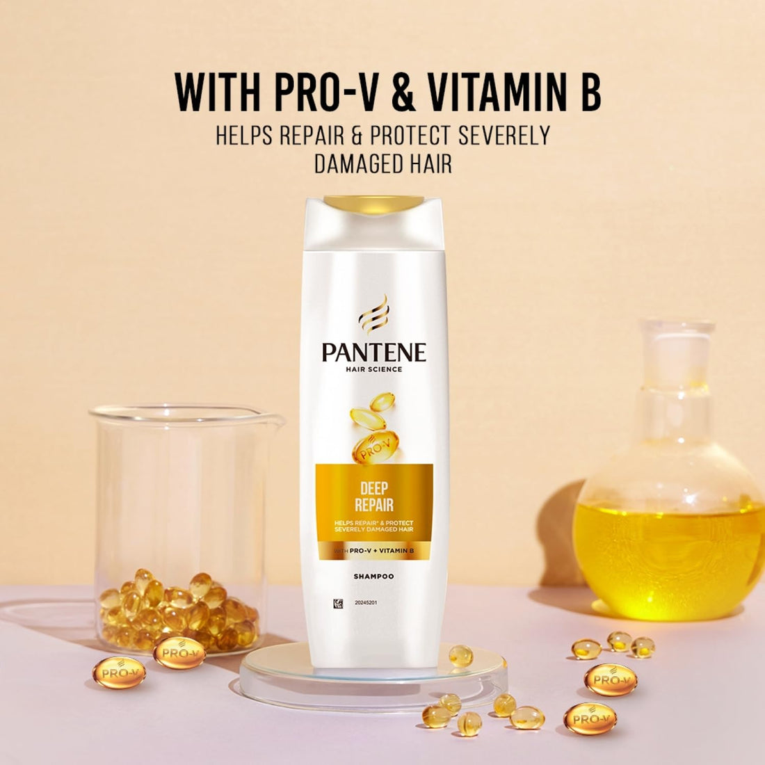 Pantene Shampoo Deep Repair (340ml)