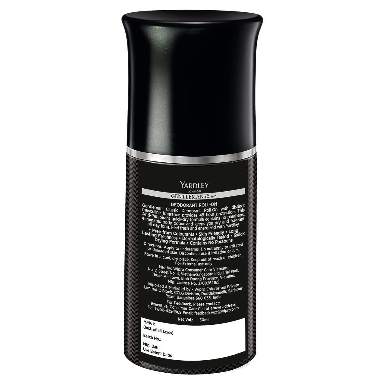 Yardley London Deodorant Roll On Gentleman Classic (50ml)