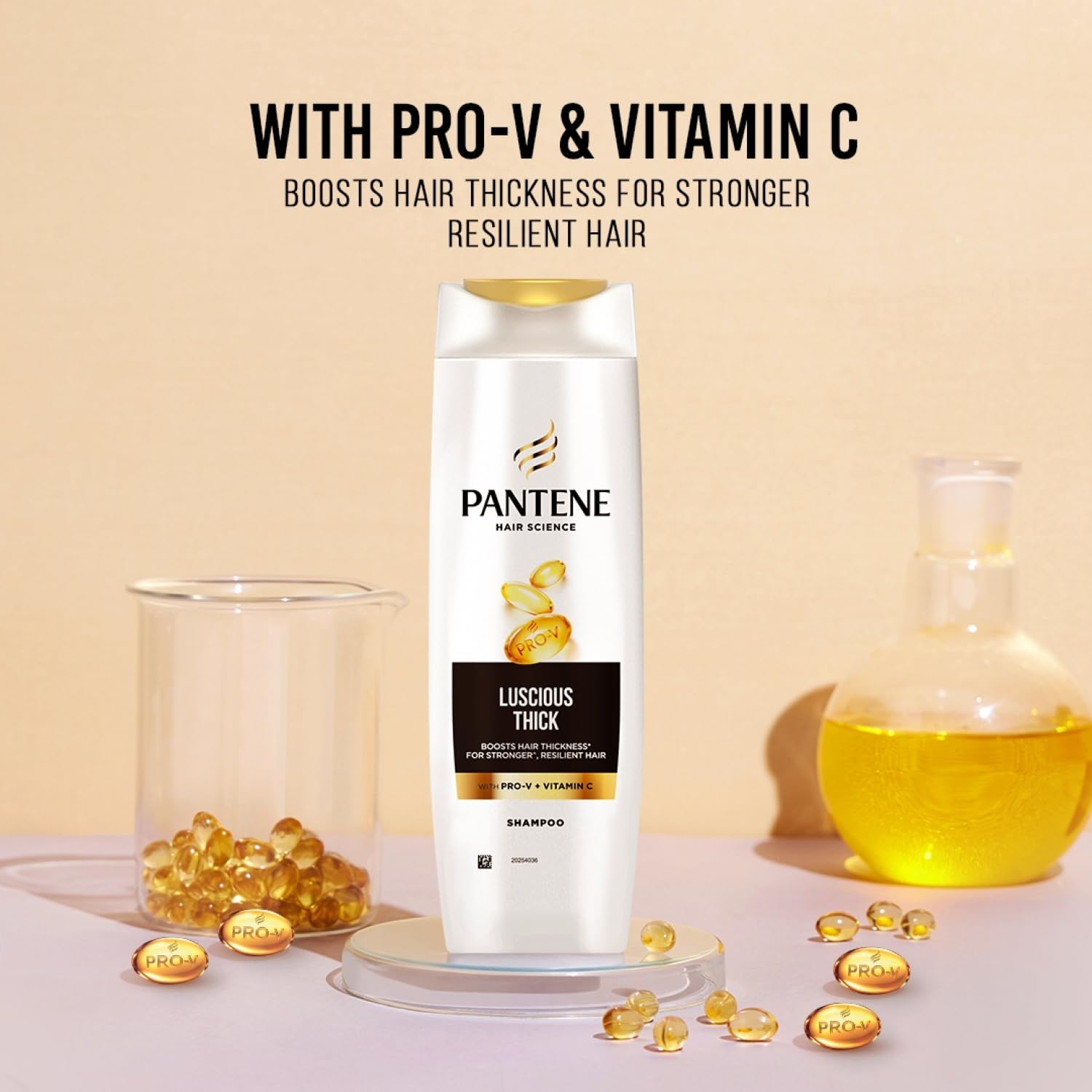 Pantene Shampoo Luscious Thick (180ml)