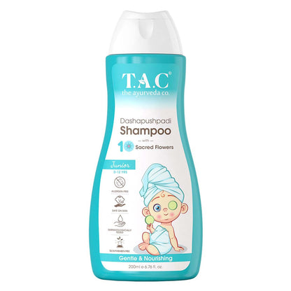 TAC - The Ayurveda Co. Dashapushpadi Shampoo With 10 Sacred Flowers (200ml)