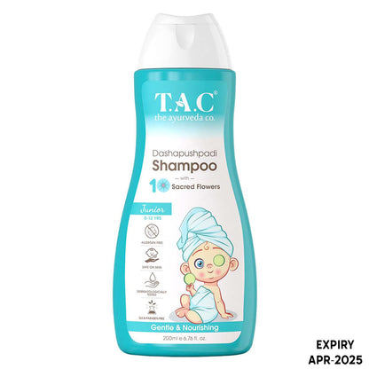 TAC - The Ayurveda Co. Dashapushpadi Shampoo With 10 Sacred Flowers (200ml)