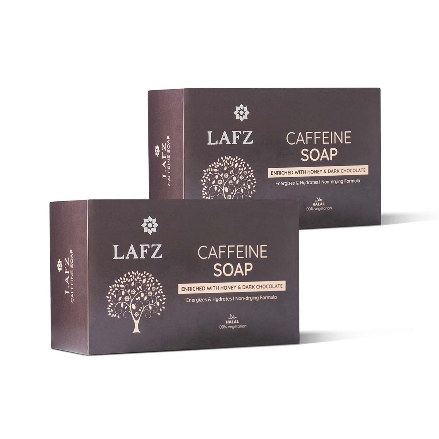 Lafz Caffeine Soap (100gm) - Pack of 02 (India)