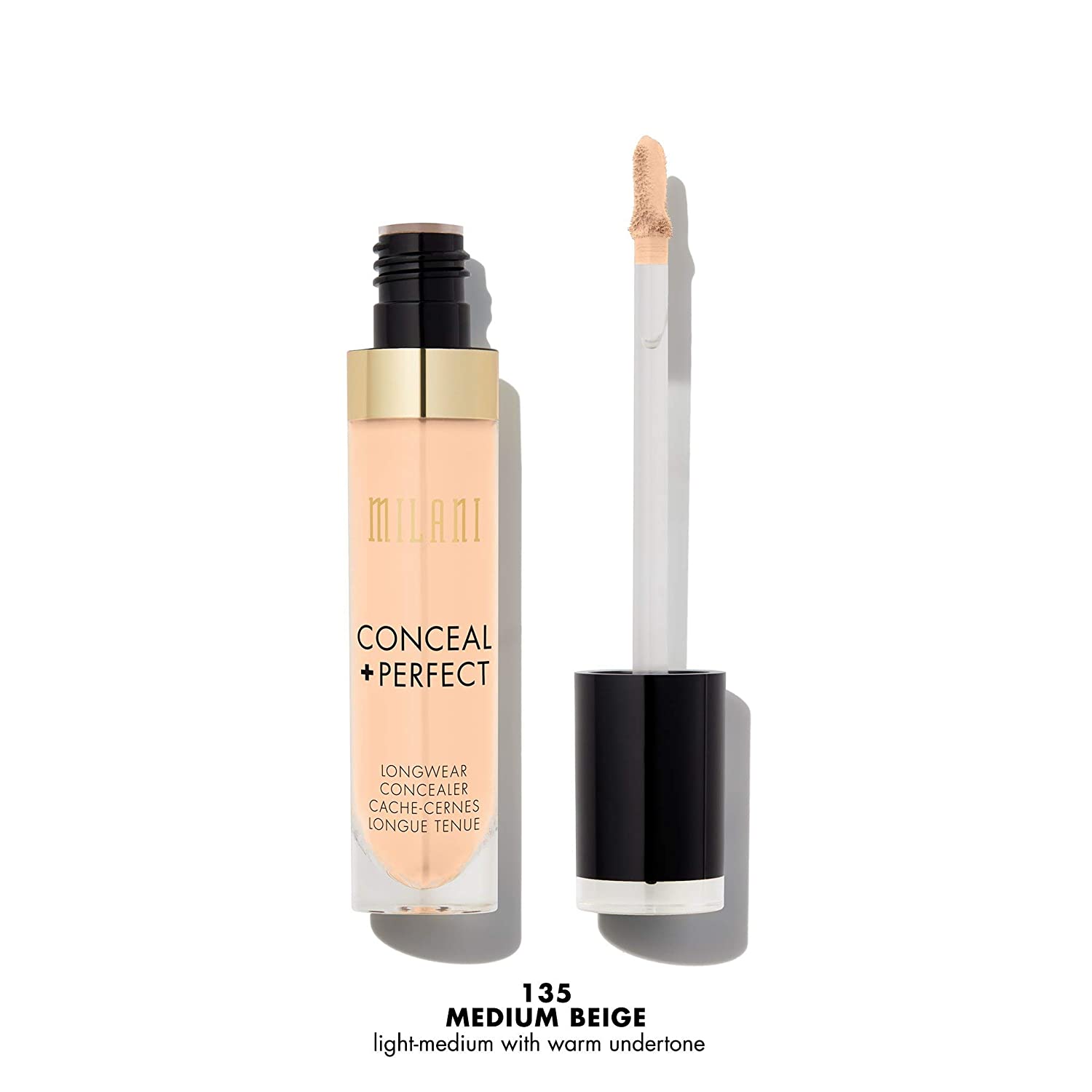 Milani Conceal + Perfect Longwear Concealer (5ml) - Medium Beige