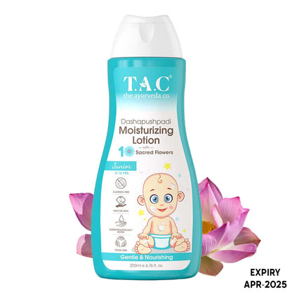 TAC - The Ayurveda Co. Dashapushpadi Moisturizing Lotion With 10 Sacred Flowers (200ml)