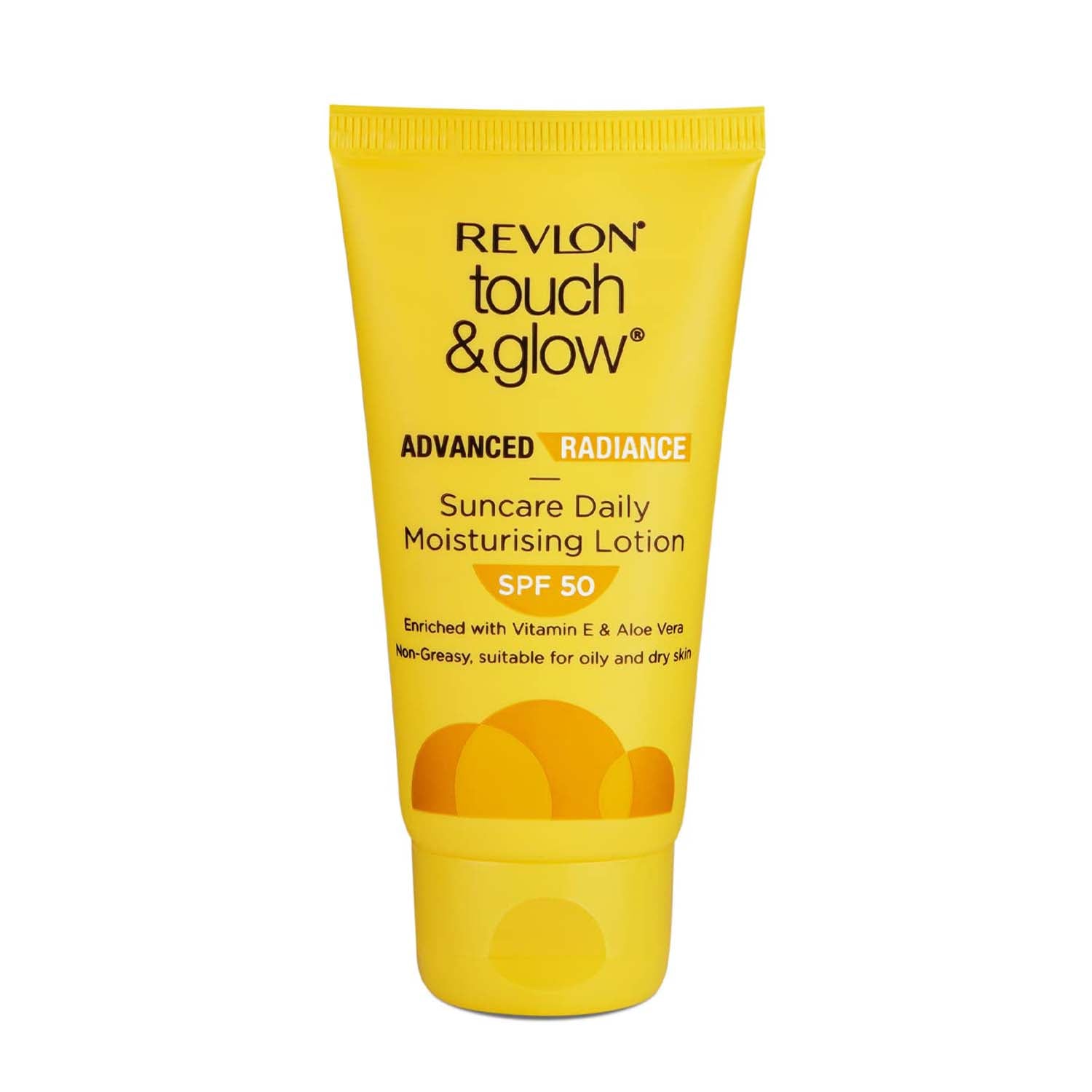 Revlon Touch and Glow Advanced Radiance Sun Care Daily Moisturizing Lotion SPF 50 (50gm)