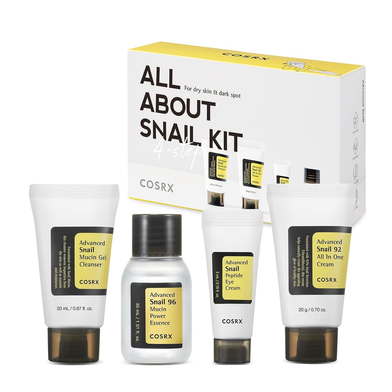 Cosrx All About Snail Kit 4-step