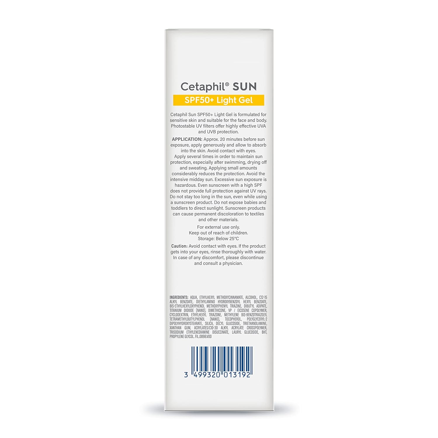 Cetaphil Sun SPF 50+ Light Gel (50ml)