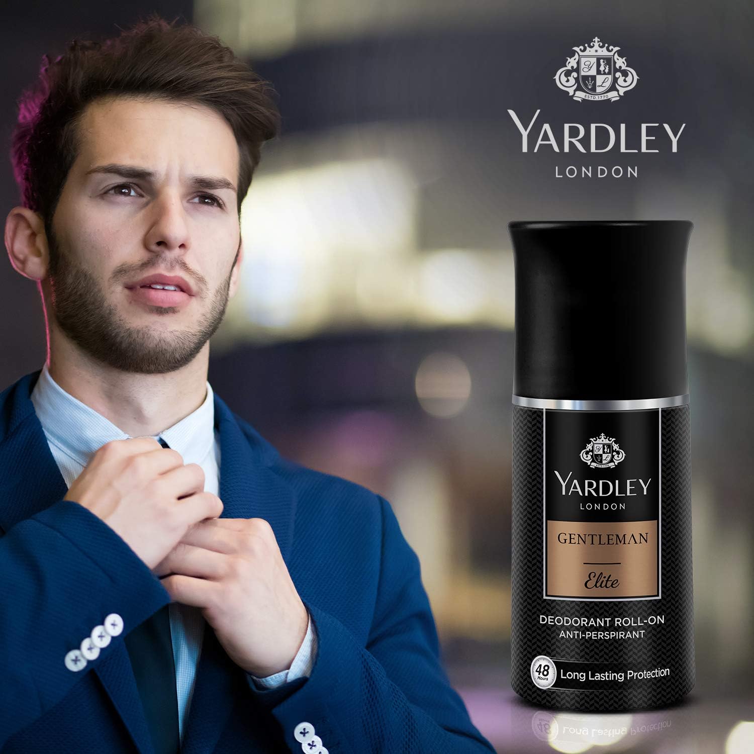 Yardley London Deodorant Roll On Gentleman Elite (50ml)