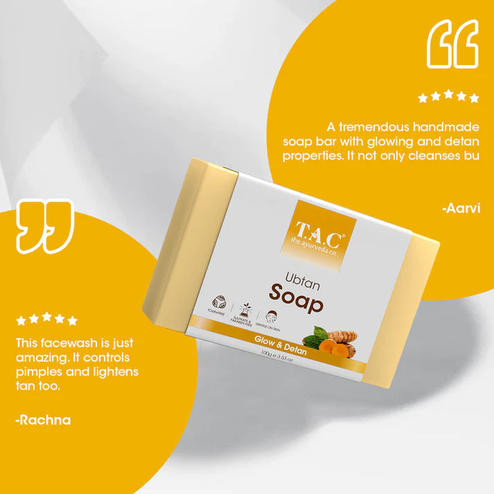 TAC - The Ayurveda Co. Ubtan Soap (100gm)