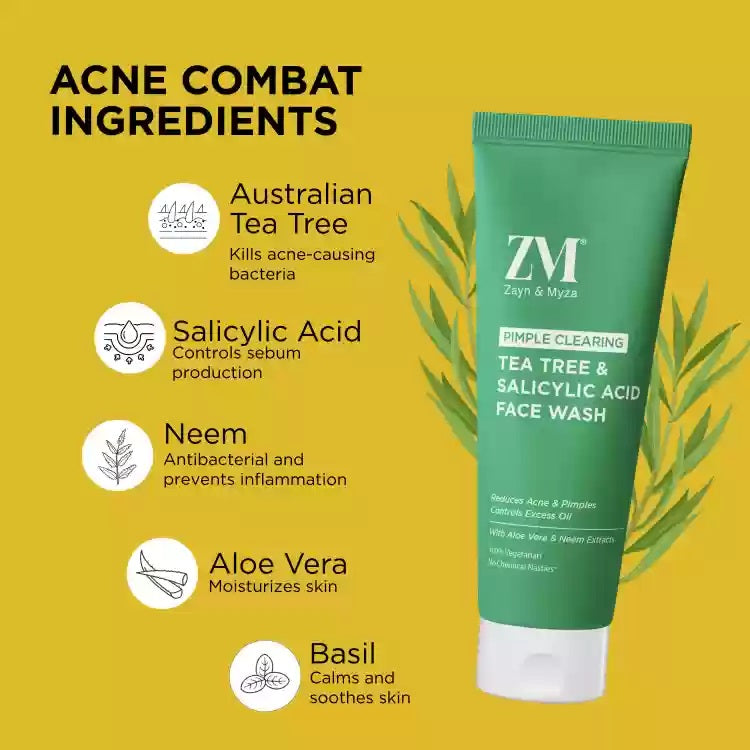 ZM Tea Tree Acne &amp; Pimple Reduction Combo Pack