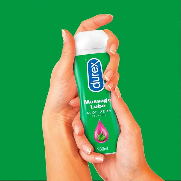 Durex Massage Lube Gel with Soothing Aloe Vera (200ml)