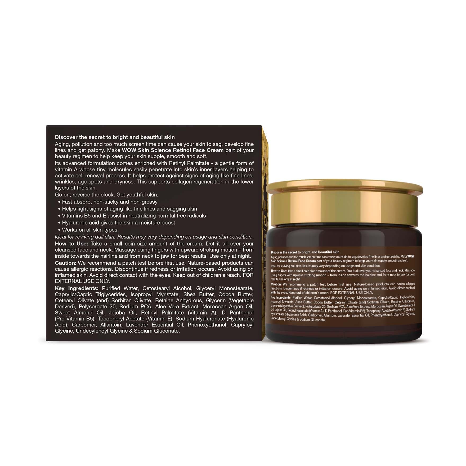 Wow Skin Science Retinol Face Cream (50ml)