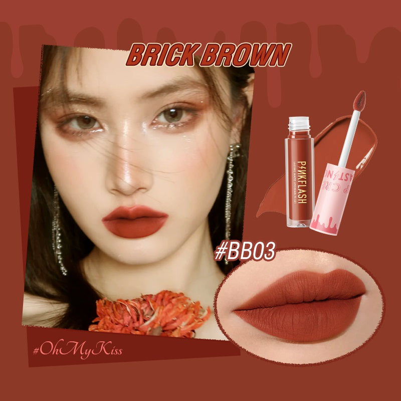 L01 - PINKFLASH Melting Matte Waterproof Lipcream (2.5ml)