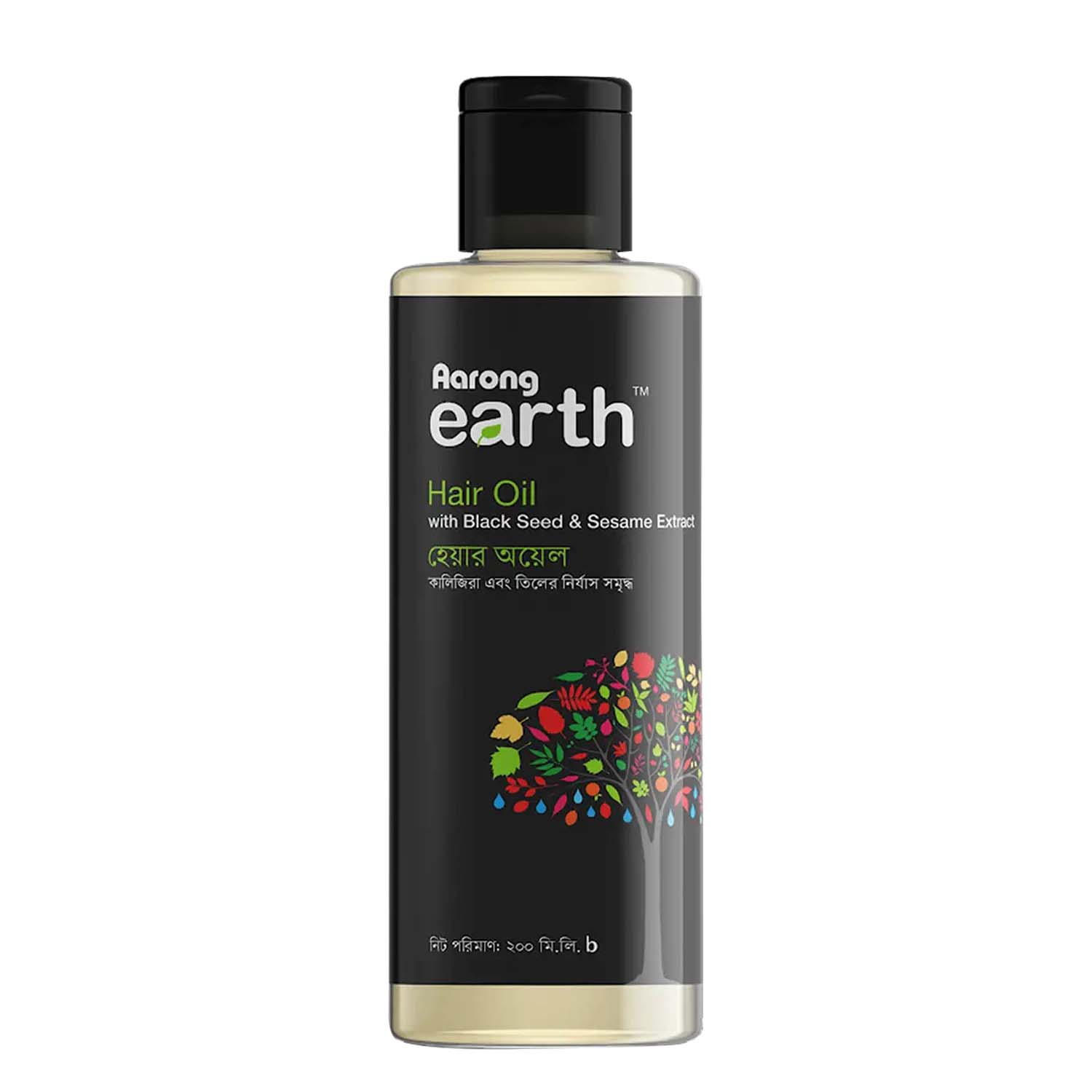 Aarong Earth Hair Oil with Black Seed and Sesame Extract (200ml)