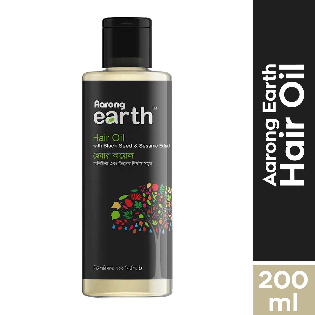 Aarong Earth Hair Oil with Black Seed and Sesame Extract (200ml)