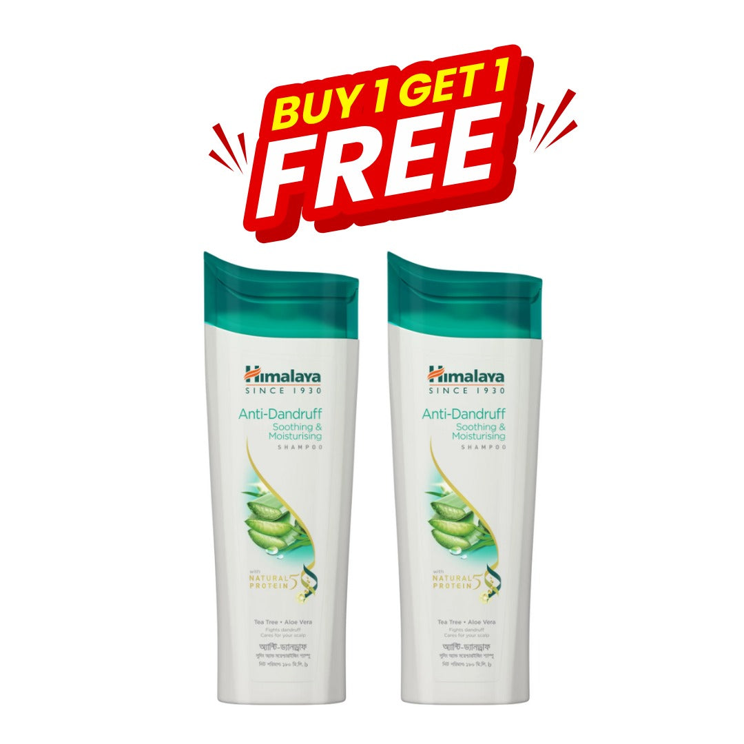 Himalaya Anti Dandruff Shampoo Shoothing and Moisturizing (180ml) - B1G1