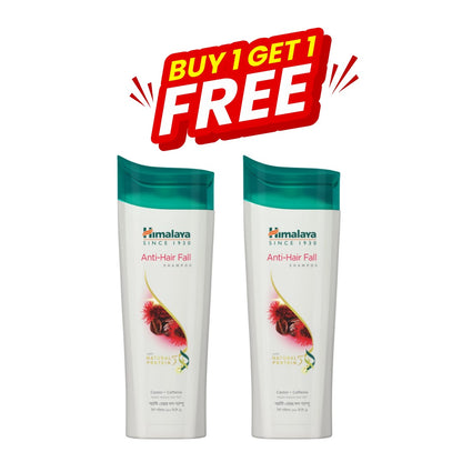 Himalaya Anti Hair Fall Castor and Caffeine Shampoo (180ml) - B1G1