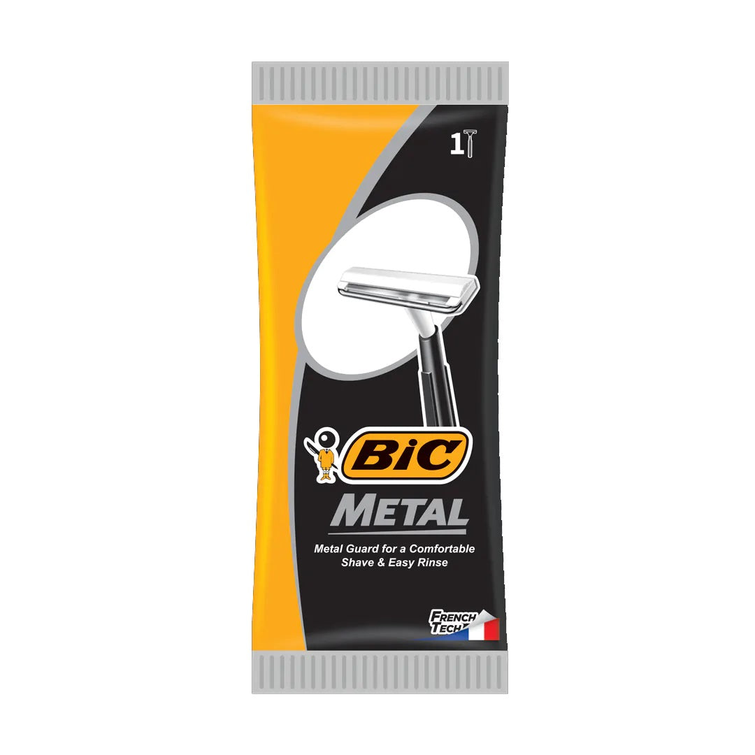 BIC Razor Metal Single Blade (Pack of 03)